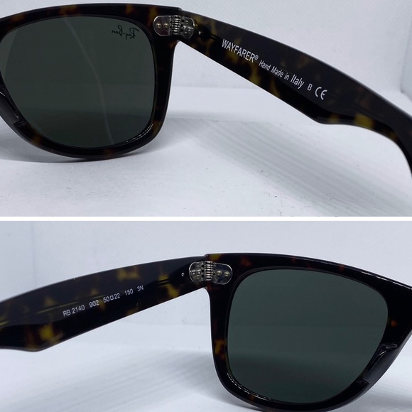 Ray-Ban Wayfarer Brown Tortoise Classic RB2140 - Picture 6 of 7